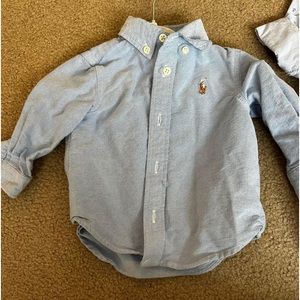 Infant Ralph Lauren Button Down Shirt - 6MO